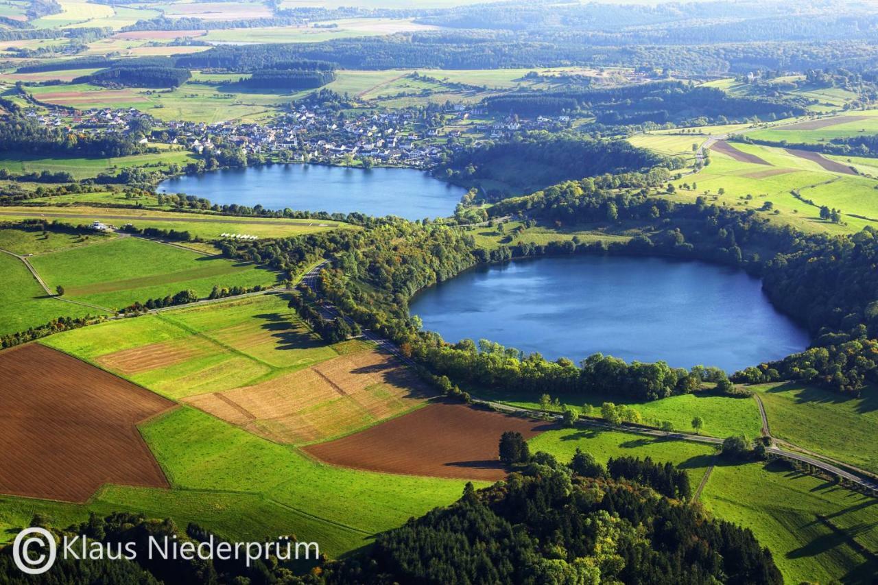 Ferienwohnung Welcome Mit Seeblick Schalkenmehren Eksteriør bilde