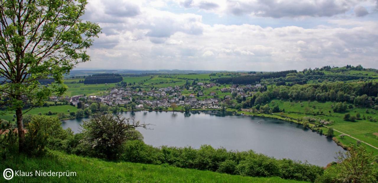 Ferienwohnung Welcome Mit Seeblick Schalkenmehren Eksteriør bilde