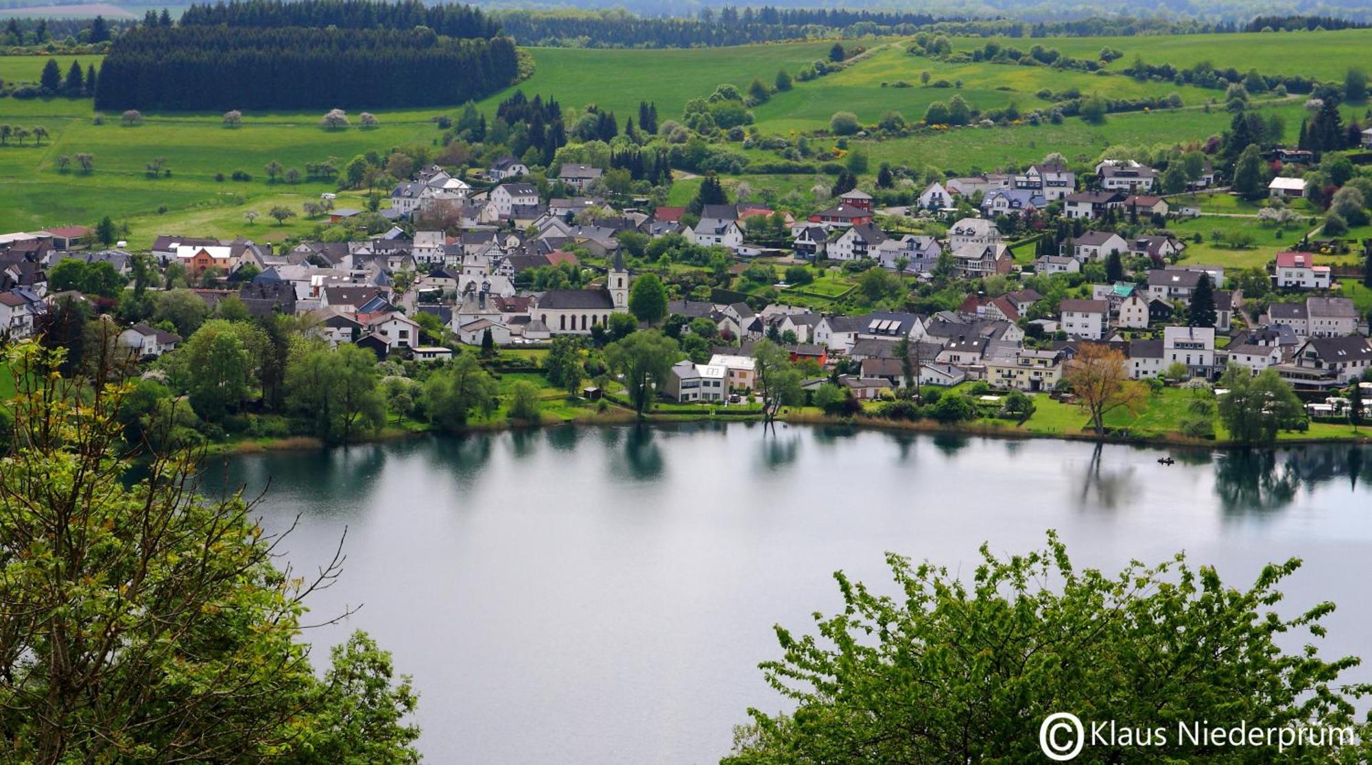 Ferienwohnung Welcome Mit Seeblick Schalkenmehren Eksteriør bilde